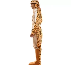 Costume da doppio cacciatore e tigre per adulti