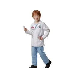 Costume da dottore con identificazione per bambino
