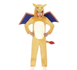 Costume da drago di fuoco giallo per bambino