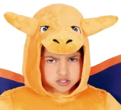 Costume da drago di fuoco giallo per bambino