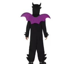Costume da drago nero per ragazzi
