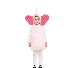 Costume da elefante rosa per bambino