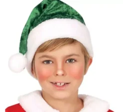 Costume da Elfo aiutante di Babbo Natale con cappello per bambino