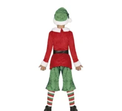 Costume da Elfo aiutante di Babbo Natale con cappello per bambino