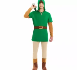 Costume da elfo avventuriero per uomo