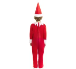 Costume da elfo cattivo o maglia con cappello per bambini