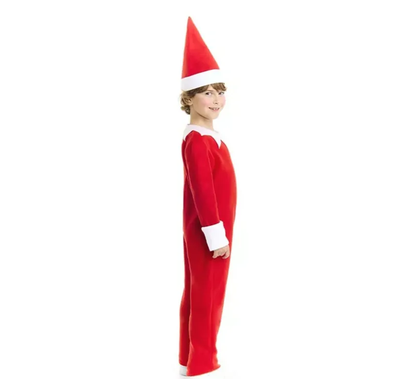 Costume da elfo cattivo o maglia con cappello per bambini