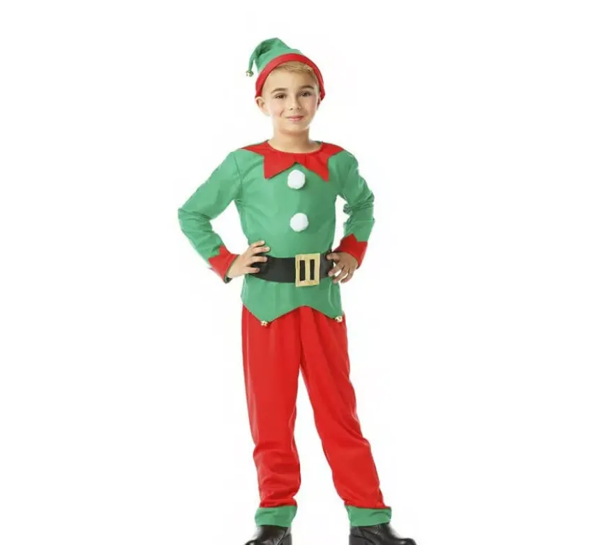 Costume da elfo con cintura per bambino e bambino