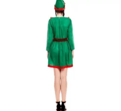 Costume da Elfo di Natale Aiutante di Babbo Natale per donna