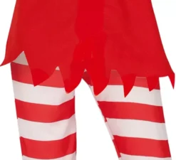 Costume da elfo di Natale sulla mensola per donna