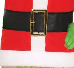 Costume da elfo di Natale verde e scontroso per bambini