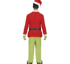 Costume da elfo scontroso di Natale verde per uomo