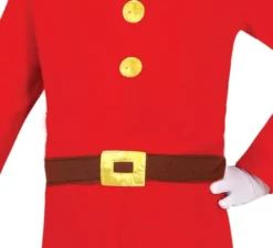 Costume da elfo verde e rosso per bambini