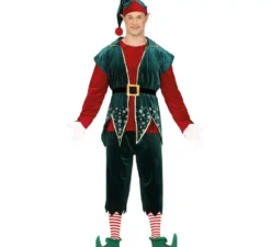 Costume da elfo verde scuro per uomo