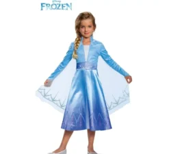 Costume da Elsa da viaggio deluxe Frozen 2 per bambina