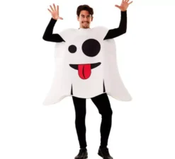 Costume da emoticon fantasma per adulti