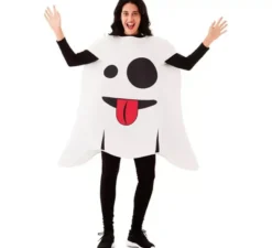 Costume da emoticon fantasma per adulti