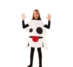 Costume da emoticon fantasma per bambini