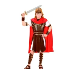 Costume da Ercole con mantello per bambini e ragazzi