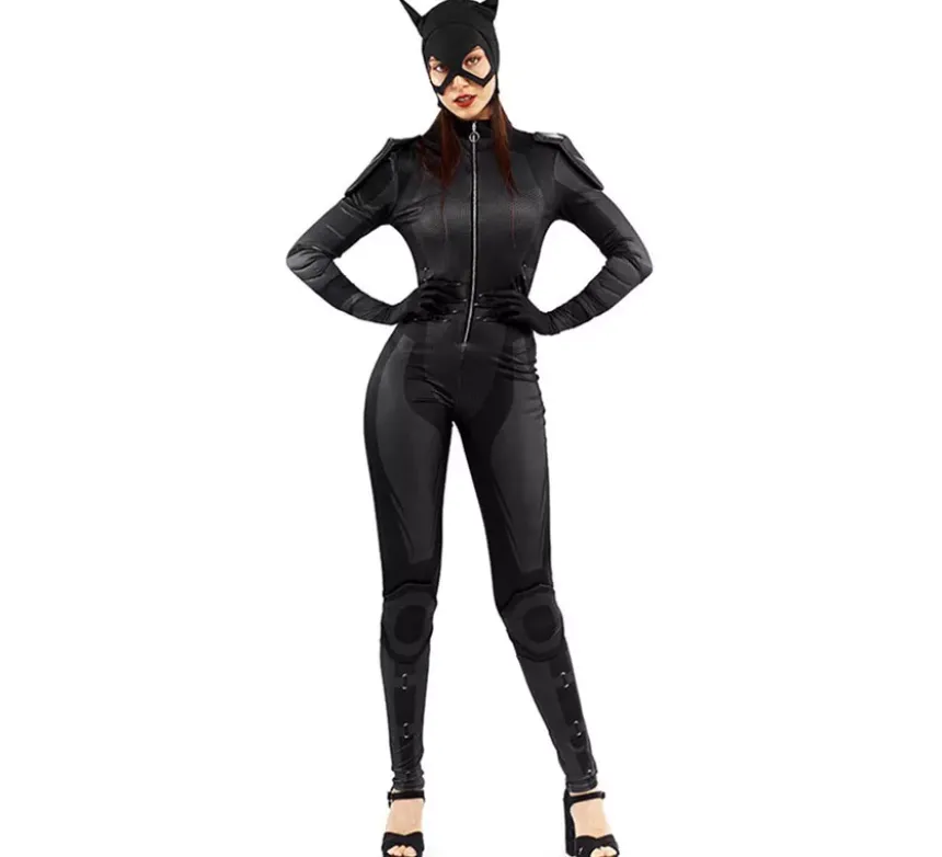 Costume da eroe da gatto nero per donna