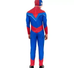 Costume da eroe da ragno blu comico da uomo