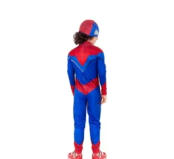 Costume da eroe ragno comico blu per bambino