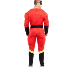 Costume da eroe rosso per uomo