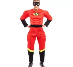 Costume da eroe rosso per uomo