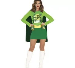 Costume da eroina Mojito con mantello per donna