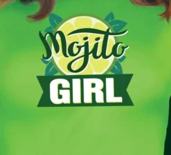 Costume da eroina Mojito con mantello per donna
