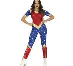 Costume da eroina stellata per donna