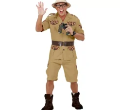 Costume da esploratore di safari per uomo