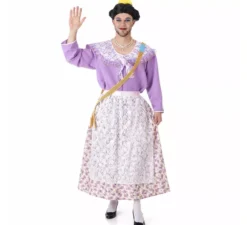 Costume da Fallera lilla per adulto