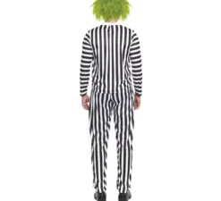 Costume da fantasma a righe per uomo