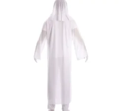 Costume da fantasma bianco con maschera per uomo