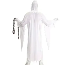 Costume da fantasma bianco per uomo