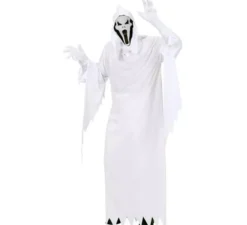 Costume da fantasma bianco per uomo
