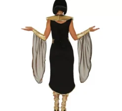 Costume da Faraona egiziano nero per donna
