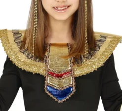 Costume da faraone egiziano nero per bambina