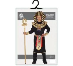 Costume da faraone egiziano nero per bambino