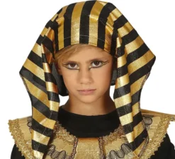 Costume da faraone egiziano nero per bambino