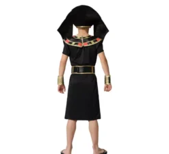 Costume da Faraone Oscuro con copricapo per bambini