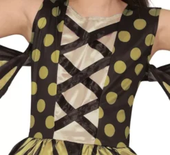 Costume da farfalla gialla a pois per bambina