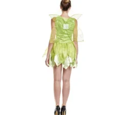 Costume da fata floreale verde per donna