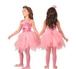 Costume da fenicottero rosa per bambina