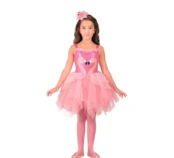 Costume da fenicottero rosa per bambina