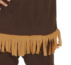 Costume da frange indiano marrone per bambino