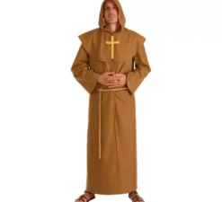 Costume da Frate marrone per uomo