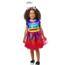 Costume da Gabby Casa delle bambole arcobaleno per bambina