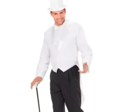 Costume da gala bianco Showtime o frac per uomo